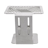 Coffee Machine Electronic Scale Rack 304 Stainless Steel Adjustable Height Coffee Machine Scale Weighing Stand Silver