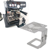 Coffee Machine Electronic Scale Rack 304 Stainless Steel Adjustable Height Coffee Machine Scale Weighing Stand Silver