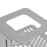 Coffee Machine Electronic Scale Rack 304 Stainless Steel Adjustable Height Coffee Machine Scale Weighing Stand Silver