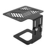 Coffee Machine Electronic Scale Rack 304 Stainless Steel Adjustable Height Coffee Machine Scale Weighing Stand Black - Side View