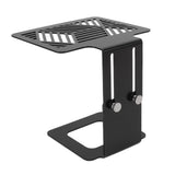 Coffee Machine Electronic Scale Rack 304 Stainless Steel Adjustable Height Coffee Machine Scale Weighing Stand Black - Rear View