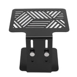 Coffee Machine Electronic Scale Rack 304 Stainless Steel Adjustable Height Coffee Machine Scale Weighing Stand Black - Close-Up Angle