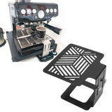 Coffee Machine Electronic Scale Rack 304 Stainless Steel Adjustable Height Coffee Machine Scale Weighing Stand Black
