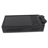 Knock Box Drawer Stainless Steel Detachable Anti Slip Feet Coffee Ground Knock Container Black - Low Angle