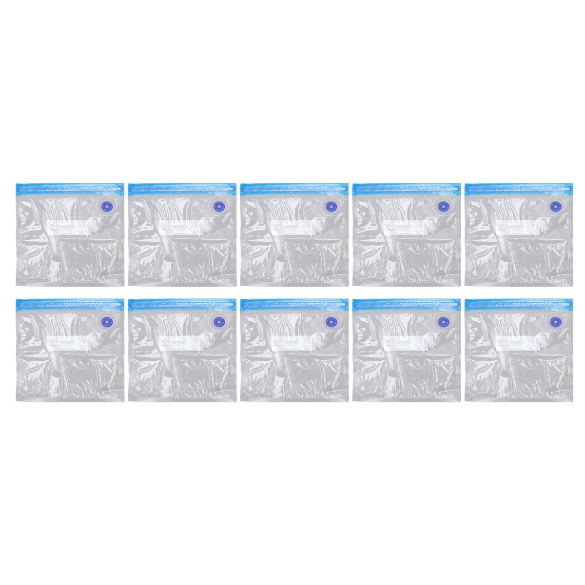 10pcs Food Vacuum Bag 22x21cm Household Thickened Transparent Food Grade Vacuum Sealer Bag for Kitchen