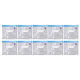 10pcs Food Vacuum Bag 22x21cm Household Thickened Transparent Food Grade Vacuum Sealer Bag for Kitchen