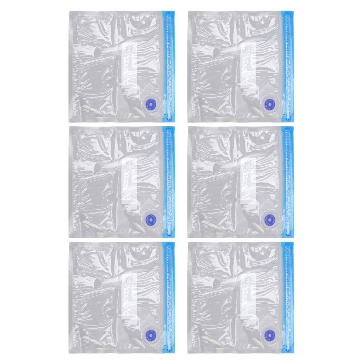 10pcs Food Vacuum Bag 22x21cm Household Thickened Transparent Food Grade Vacuum Sealer Bag for Kitchen