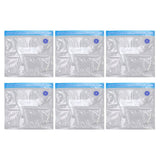 10pcs Food Vacuum Bag 22x21cm Household Thickened Transparent Food Grade Vacuum Sealer Bag for Kitchen - 45-Degree Angle