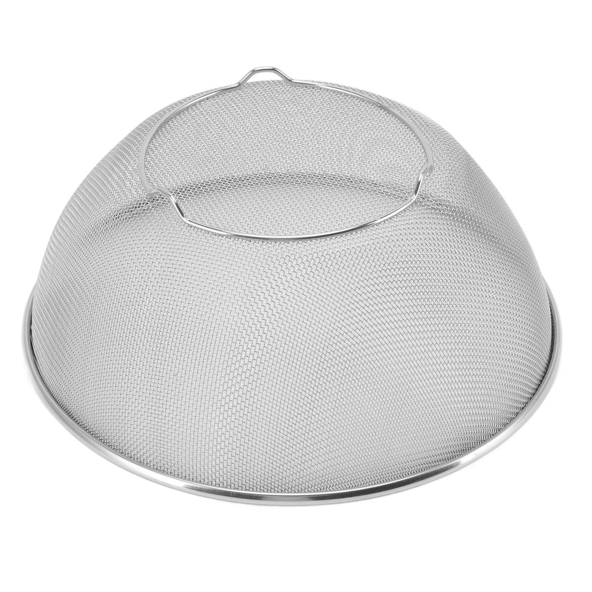 Stainless Steel Strainer Colander Fast Drainage 24CM Diameter Safe Food Grade Material Salad Bowl for Home Kitchen Mesh Screen