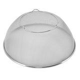 Stainless Steel Strainer Colander Fast Drainage 24CM Diameter Safe Food Grade Material Salad Bowl for Home Kitchen Mesh Screen - Close-Up Angle