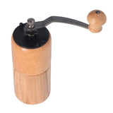 Manual Coffee Grinder Adjustable Coarseness Quiet Portable Wooden Hand Crank Coffee Mill for Home Cafe L
