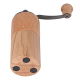 Manual Coffee Grinder Adjustable Coarseness Quiet Portable Wooden Hand Crank Coffee Mill for Home Cafe L