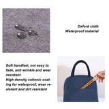 Tote Lunch Bag Reusable Insulated Cooler High Capacity Waterproof for Men Women Work Picnic Beach Dark Blue - Extra Image