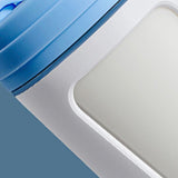 430ml Electric Mixing Mug Healthy 7000 RPM Rechargeable Self Stirring Mug with Silicone Handle for Protein Shakes Coffee Blue - Top-Down View