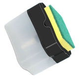 Dish Liquid Dispenser Durable Plastic Effort Saving Press Large Capacity Dish Detergent Dispenser for Kitchen Home Black