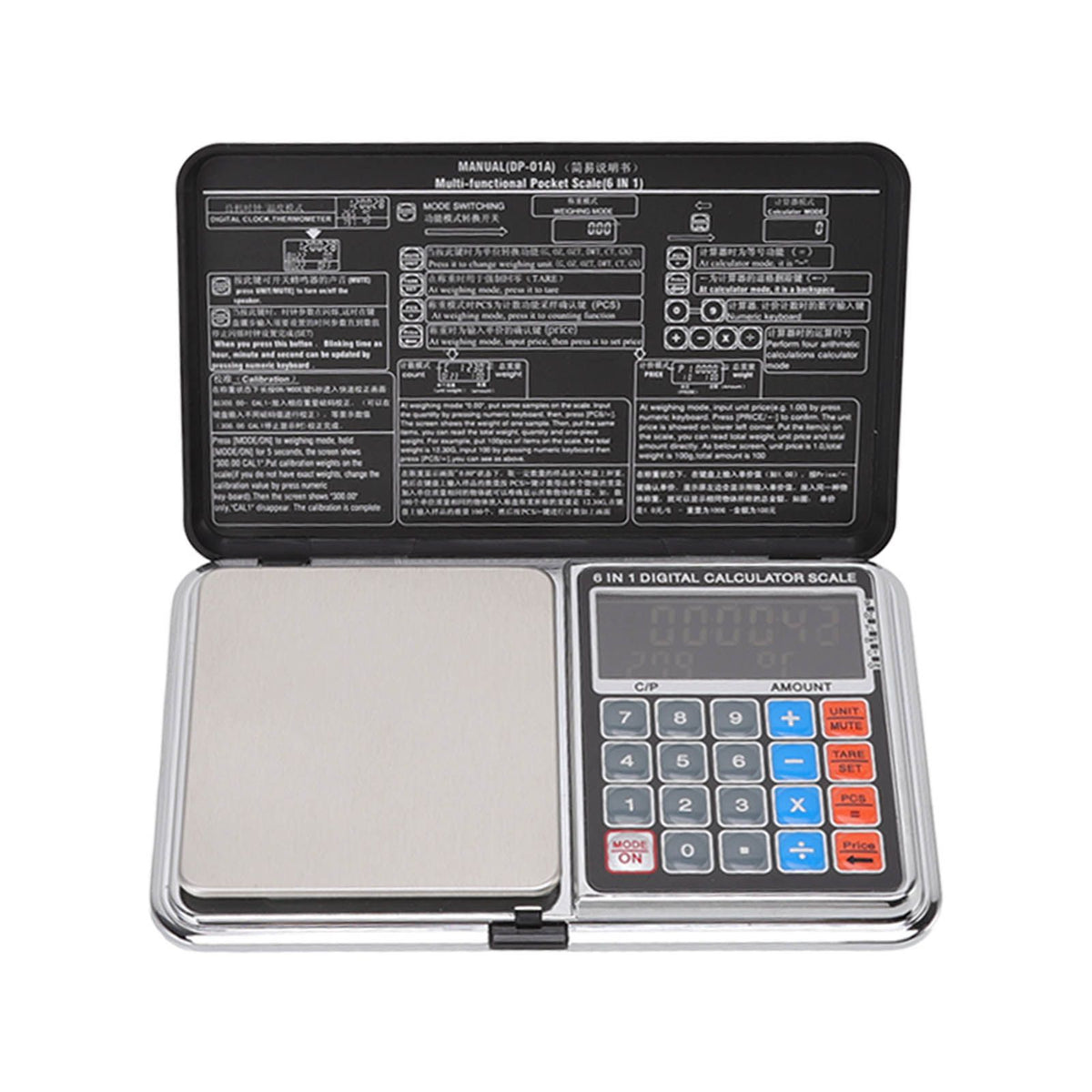 0.01/100G Digital Calculator Scale Kitchen Scale Baking Food Precise Scale with White Light Backlit Screen