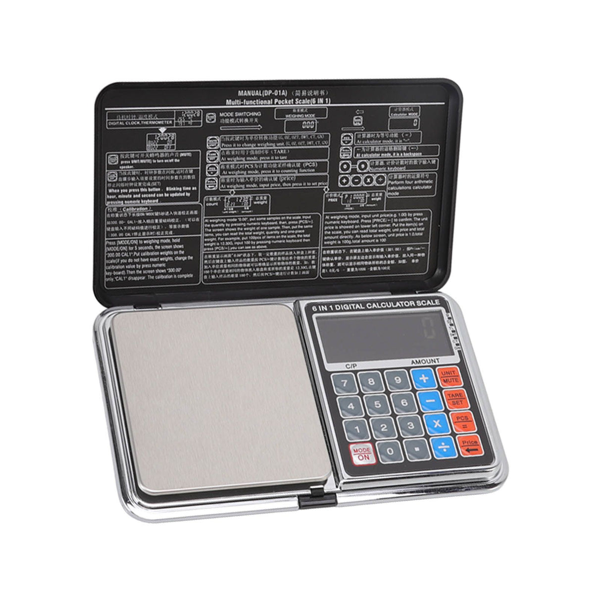0.01/100G Digital Calculator Scale Kitchen Scale Baking Food Precise Scale with White Light Backlit Screen