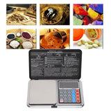 0.01/100G Digital Calculator Scale Kitchen Scale Baking Food Precise Scale with White Light Backlit Screen - Extra Image