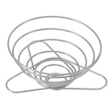 Foldable Coffee Filter Cup Stainless Steel Coffee Filter Holder Outdoor Camping Coffee Dripper Holder M 115x110x75mm/4.5x4.3x3.0in