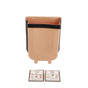 Collapsible Hanging Kitchen Waste Bin 9L Plastic Kitchen Folding Trash Can with Fixing Bracket for Bedroom Office Coffee