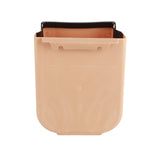 Collapsible Hanging Kitchen Waste Bin 9L Plastic Kitchen Folding Trash Can with Fixing Bracket for Bedroom Office Coffee - 45-Degree Angle