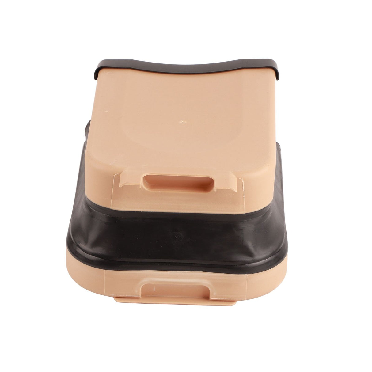 Collapsible Hanging Kitchen Waste Bin 9L Plastic Kitchen Folding Trash Can with Fixing Bracket for Bedroom Office Coffee