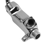 Foot Pedal Control Valve Faucet Stainless Steel Kitchen Sink Water Tap Vertical Basin Switch Faucet
