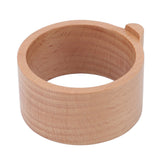Coffee Capsule Refill Holder Beech Wood Coffee Pod Aluminum Foil Seals Holder for Vertuoline Coffee Capsule