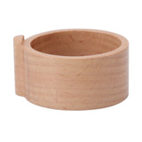 Coffee Capsule Refill Holder Beech Wood Coffee Pod Aluminum Foil Seals Holder for Vertuoline Coffee Capsule - Side View