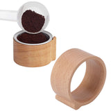 Coffee Capsule Refill Holder Beech Wood Coffee Pod Aluminum Foil Seals Holder for Vertuoline Coffee Capsule - Extra Image