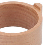 Coffee Capsule Refill Holder Beech Wood Coffee Pod Aluminum Foil Seals Holder for Vertuoline Coffee Capsule