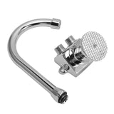 Foot Pedal Basin Faucet Kitchen Sink Foot Tap Floor Mounted Foot Pedal Faucet Set Double Outlet Water - Top-Down View