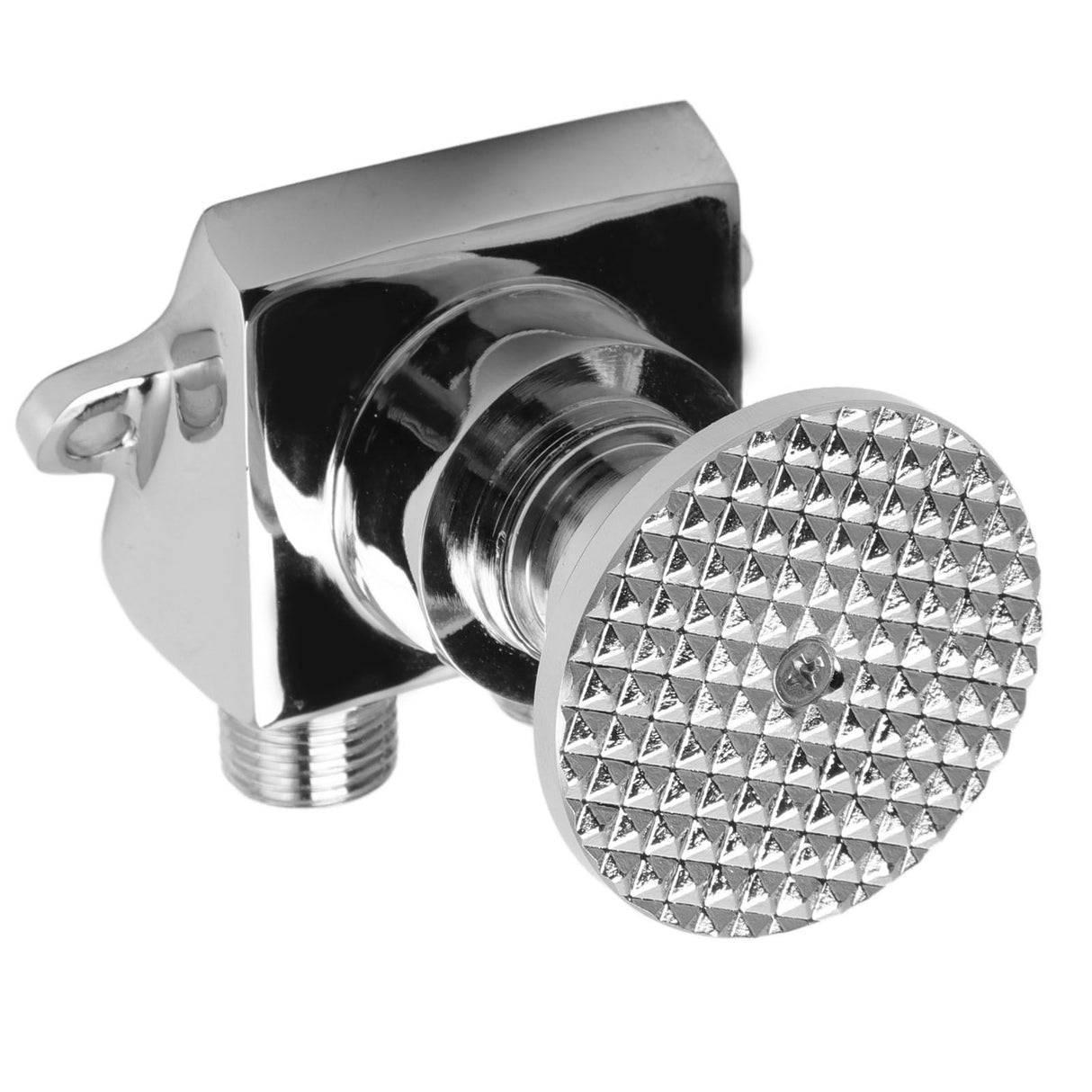 Floor Mount Pedal Valve Stainless Steel Water Saving Foot Pedal Water Tap Control Switch Valve for Public Places Double Outlet