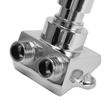 Floor Mount Pedal Valve Stainless Steel Water Saving Foot Pedal Water Tap Control Switch Valve for Public Places Double Outlet - Extra Image