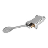 Faucet Foot Pedal Valve Silver Stainless Steel Water Saving Floor Pedal Control Switch for Public Place
