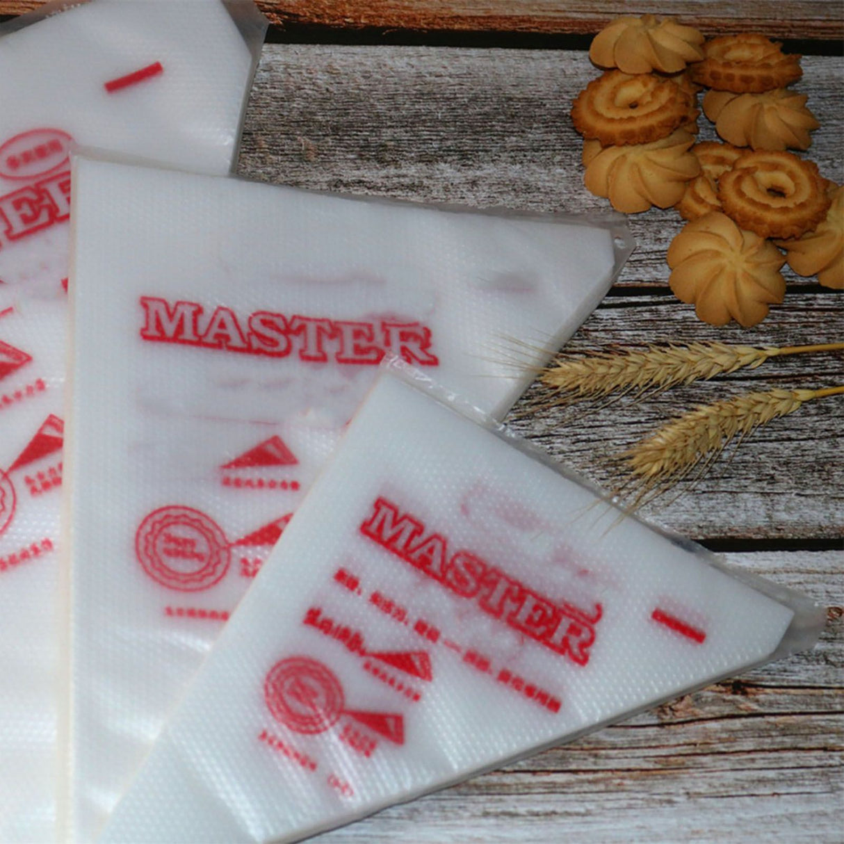 1 Pack Pastry Piping Bags Food Grade PE Disposable Baking Icing Bags Pastry Bags for Cakes Biscuits Cupcakes Decorating Bag