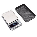 High Accuracy Digital Scale 600/0.01g LCD Display Waterproof USB Charging Electronic Scale for Kitchen Jewelry - Front View