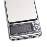 High Accuracy Digital Scale 600/0.01g LCD Display Waterproof USB Charging Electronic Scale for Kitchen Jewelry