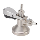 G Type Beer Keg Coupler Stainless Steel Probe Brass Body Triangular Beer Dispenser Accessory for Bar Party