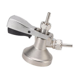 G Type Beer Keg Coupler Stainless Steel Probe Brass Body Triangular Beer Dispenser Accessory for Bar Party