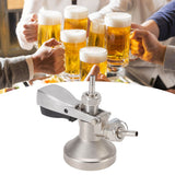 G Type Beer Keg Coupler Stainless Steel Probe Brass Body Triangular Beer Dispenser Accessory for Bar Party - Extra Image