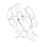 Cupcake Display Rack Iron Rotatable Eight Cupcakes Wheel Cupcake Stand for DIY Birthday Party - Low Angle