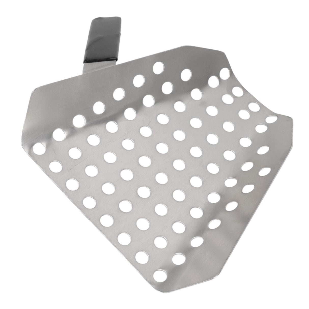 Popcorn Scoop Ergonomic Single Handle Stainless Steel Fries Scooper with Holes for Movie Theater Shop