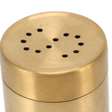 2Pcs Gold Spice Jar Stainless Steel Rustproof Screw Open Top Seasoning Shaker Bottle for Salt Sugar Pepper Paprika - Extra Image