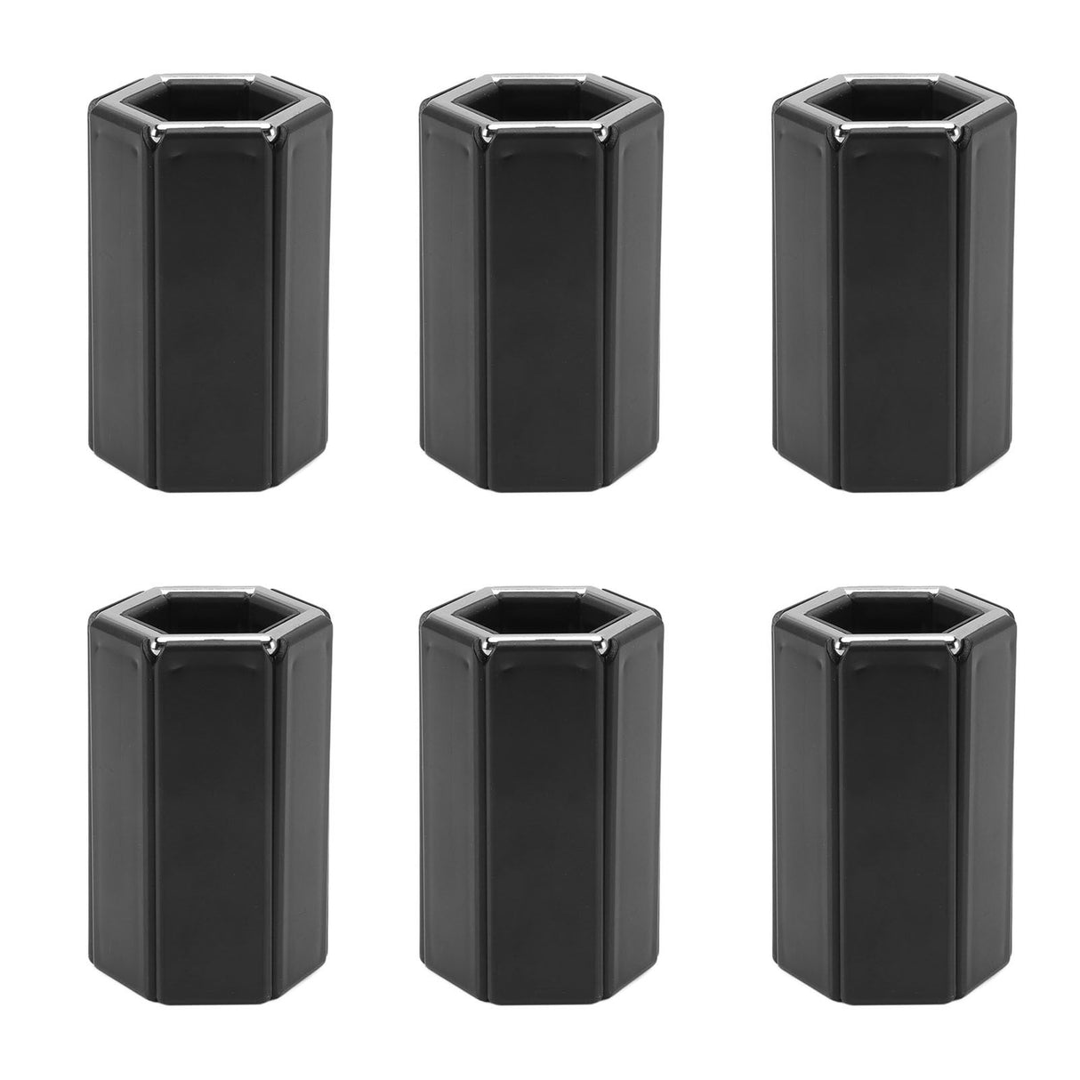 6PCS Hot Pot Heat Insulation Pad Foldable ABS Hollow Design Hot Dishes Holder for Kitchen Home