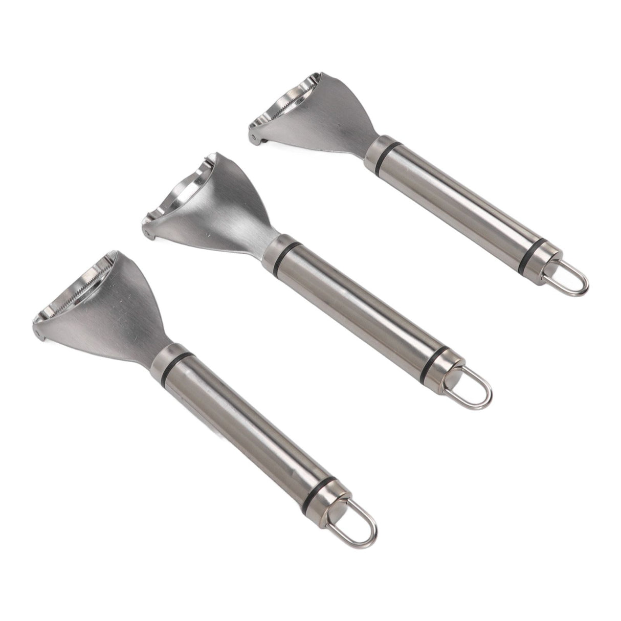 3pcs Stainless Steel Corn Cutter Peeler Safe Quick Clean Comfortable Grip Corn Thresher Planer Cutter for Kitchen