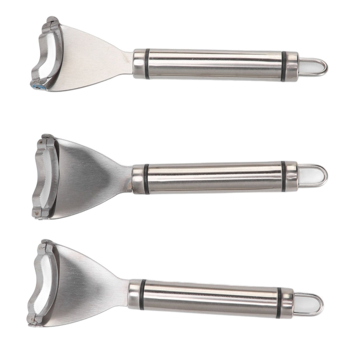 3pcs Stainless Steel Corn Cutter Peeler Safe Quick Clean Comfortable Grip Corn Thresher Planer Cutter for Kitchen