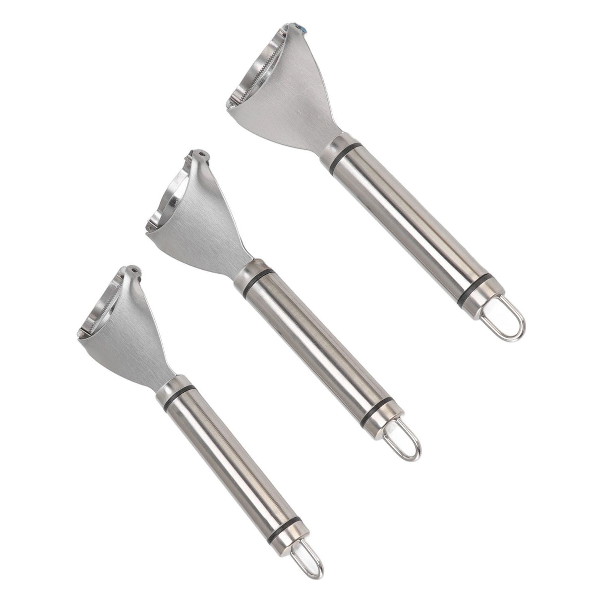 3pcs Stainless Steel Corn Cutter Peeler Safe Quick Clean Comfortable Grip Corn Thresher Planer Cutter for Kitchen