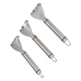 3pcs Stainless Steel Corn Cutter Peeler Safe Quick Clean Comfortable Grip Corn Thresher Planer Cutter for Kitchen - Extra Image