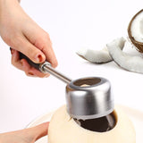 Coconut Opening Tool Opener Tool Safe Easy to Open Young Coconuts for Home Hotel Coconut Opener 275x60mm - Rear View